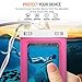 Trianium (2Pack) Universal Waterproof Case, [White/Hot Pink] Cellphone Dry Bag Pouch w/ IPX8 for Cell Phone X 8 - iPhone, Samsung Galaxy S9, LG, HTC,Nokia,Xperia,Motorola up to 6.0” Phone Diagonal