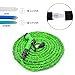 Garden Hose, Water Hose, 25/50FT Expandable Garden Water Hose, Double Latex Core - Extra Strength Fabric Protection - 7 Functions Spray Nozzle, Collapsible Hose for Flowers and Plants (25FT, Green)