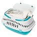 Favorite Top Load Portable Pet Small Animal Carrier Outdoor Short Trip Travel Vet Visit, Blue