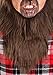 Fierce Werewolf Costume for Kids - Includes Plaid Shirt, Furry Headpiece & Shoe Covers - Classic Halloween Look M