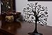 Widelife Jewelry Tree Stand Metal Jewelry Organizer Holder Display for Earrings, Bracelets, Necklaces (Black)
