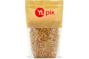 Yupik Blanched Roasted Unsalted Peanuts, 1 kg, Kosher, Vegan, Skinless, No Added Salt, Crunchy Nuts, Source of Fiber & Protei