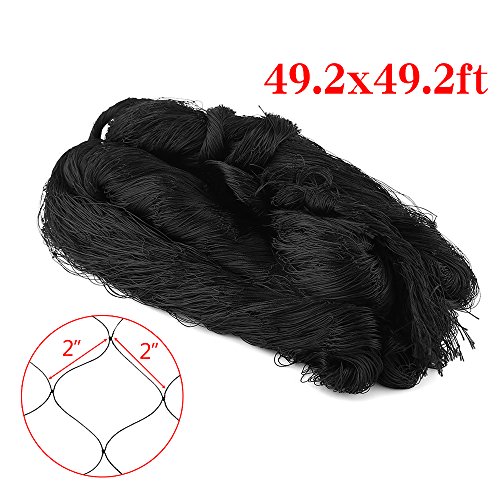 image for Boshen 49.2'x49.2' Anti Bird Net Poultry Aviary Game Net Garden Huntin