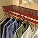 John Louis Home JLH-523 DIY Solid Wood Closet System, Standard, Red Mahogany