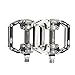 Rockbros Aluminum Alloy Cycling Bike Platform Pedals Sealed Bearing Axle 9/16