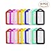 Fireboomoon 18 Pieces Luggage Tags Travel Suitcase Luggage Bag Tags (9 Colors) Luggage Tags,Bag Tags,Suitcase Tags,id Tags,Luggage id,Bag and Baggage,Luggage Bag Tags,Bag Tags for Luggage