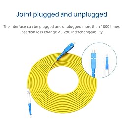 LR-LINK 5m(16ft) OS2 SC/LC to SC/LC Fiber Patch