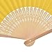 Grosun Paper Fans Paper Hand Fan Bamboo Folding Fan Handheld Fan Paper Folded Fan Paper Fan for Wedding Party and Home Decoration (9 Colors)