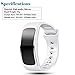 Feskio Samsung Gear Fit 2 Pro/Fit 2 SM-R360 Replacement Watch Band Strap Accessory Soft Silicone Wristband Strap Sport Band Bracelet for Samsung Gear Fit 2 Pro/SM-R360 Smartwatch