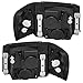 Brock Replacement Driver and Passenger Set Headlights Compatible with 15866071 15866070