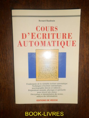 Cours d'écriture automatique