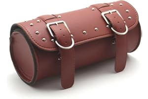 Motorcycle Side Bags Motorcycle Tool Bag PU Leather Front Fork Handlebar Saddle Bag/roll Storage Pouch for Harley XL for Chop