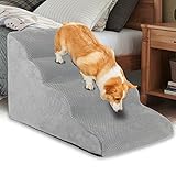 CiWiVOKi 4 Tier Dog Ramp for Couch, 20" High