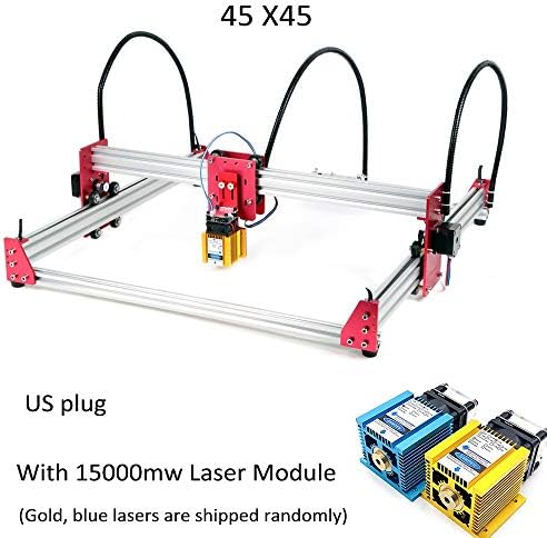 Laser Engraving Machine 4545CM Laser Engraving Machines CNC Laser Printer Engraver with 15000MW Laser Head