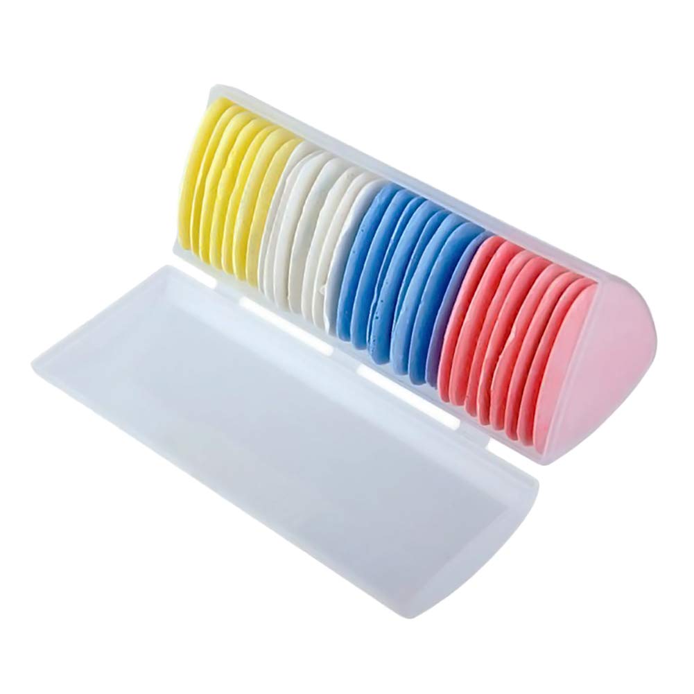 JUHONNZ Tailors Triangle Fabric Marking Chalk - 30 PCS Coloured Sewing Chalk for Sewing Marking — image 1