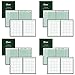 Ward 91018 Combination Record & Plan Book, 9-10 Weeks, 8 Periods/Day, 11 x 8-1/2 (HUB91018), 4 Packs