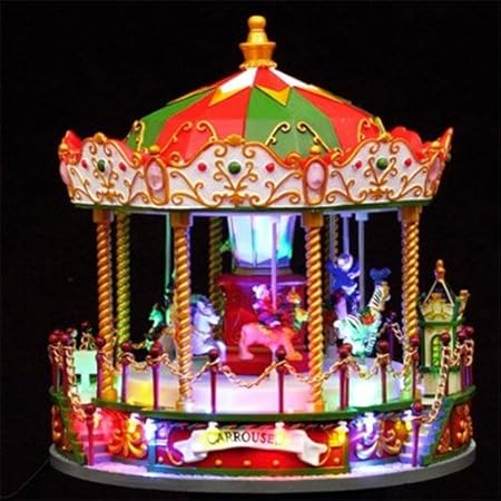 Decoration Carousel Musical Animated Christmas Carousel Luminous