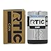 RTIC Can Cooler Insulated, Beer, Beverage, Soda Can Cooler with Lid, Stainless Steel Metal, Double Wall Insulation Coozie for Cans, Sweat Proof, 12oz, Stainless Steel