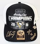 Conor Sheary Pittsburgh Penguins Signed Autographed Stanley Cup Champ Locker Hat