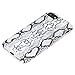 Lartin Soft Flexible Jellybean Gel TPU Case for iPhone SE 2nd 2020 / iPhone 8 / iPhone 7 / iPhone 6S / iPhone 6 (Cool Snakeskin)