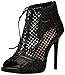 Jessica Simpson Womens Rendy Faux Leather Open Toe Booties