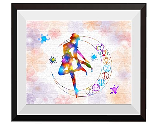 Uhomate-Pretty-Soldier-Sailor-Moon-Home-Canvas-Prints-Wall-Art-Inspirational-Quotes-Wall-Decor-Living-Room-Bedroom-Bathroom-Artwork-C036-11X14