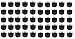 Wire Cube Plastic Connectors (CHECK PICTURES TO ENSURE IT WILL WORK ON YOURS) snap mesh organizer grid NEW! (50, Black)