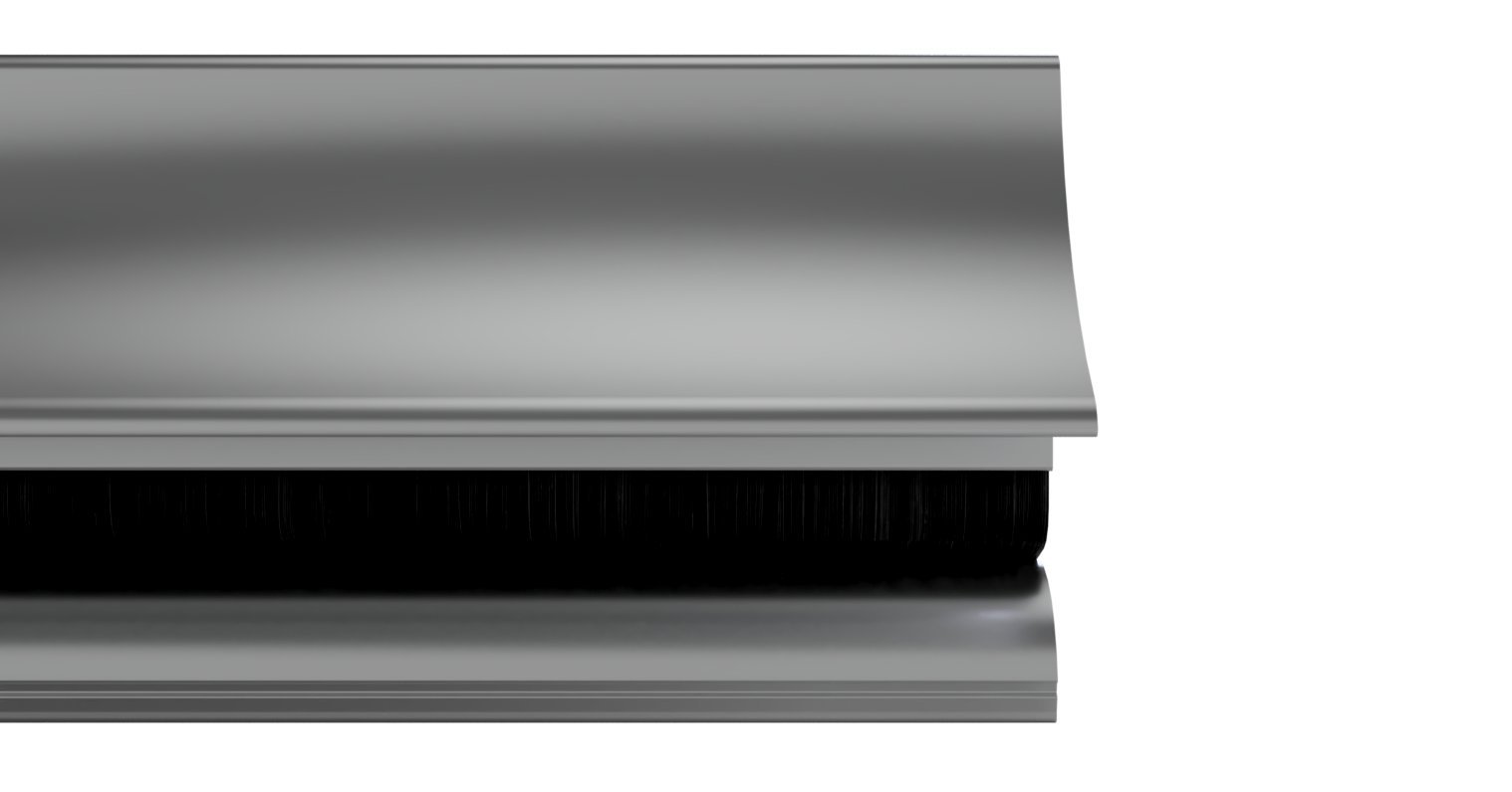 STORMGUARD 04SR0041219A Trim Line Two Part Low Access Disability Threshold Sill, Aluminium, 1219 mm