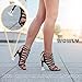 Wowly High Heel Protectors for Shoes, Stoppers for Walking on Grass, Clear with Glitter - 10 Pairs, Small Size