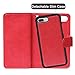 iPhone 7 Plus Case, Vofolen 2 in 1 iPhone 7 Plus Wallet Case Detachable Cover Folio PU Leather Holster Magnetic Protective Slim Shell Thin Fit Card Holder Slot Flip Case for iPhone 7 Plus 5.5