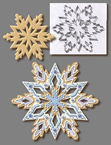 1PC Large Christmas Snowflake Cookie Cutter Mold 3D Stainless Steel Pastry Biscuit Fondant Cake Baking Mold For Kitchen
