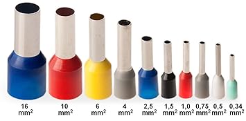 Aderendhülsen isoliert 10mm² 100 St. E-10mm² rot