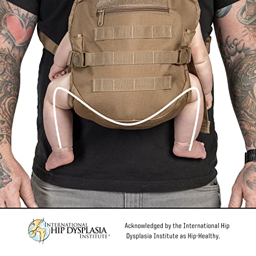 TBG Mens Tactical Baby Carrier for Infants and Toddlers 833 lbs