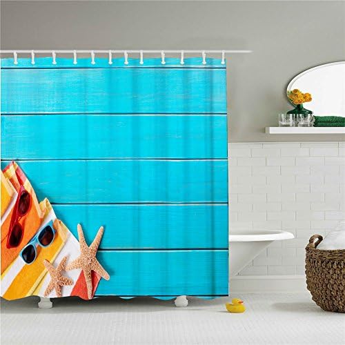 Baby Unique Colorful Creative Decors Shower Curtain Mildew Resistant Waterproof / Water-Repellent and Antibacterial 72x72