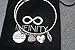Infinity Collection Cousin Gift, Cousins by Chance, Friends by Choice Charm Adjustable Bangle, Cousin Jewelry for Women- Gift for Cousins