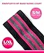 RIMSports Hip Resistance Bands for Legs and Butt Fabric Hip Bands Non-Slip Exercise Bands and Workout Bands Cloth Booty Bands Workout Loop Bands and Glute Bands Hip Bands for Working Out
