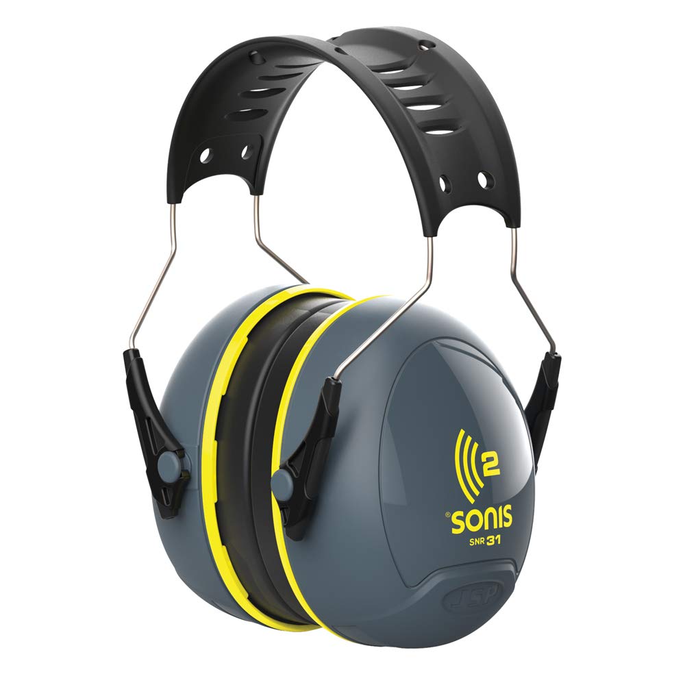 JSP Sonis 2 Adjustable Ear Defenders 31dB SNR (AEB020-0AY-900)