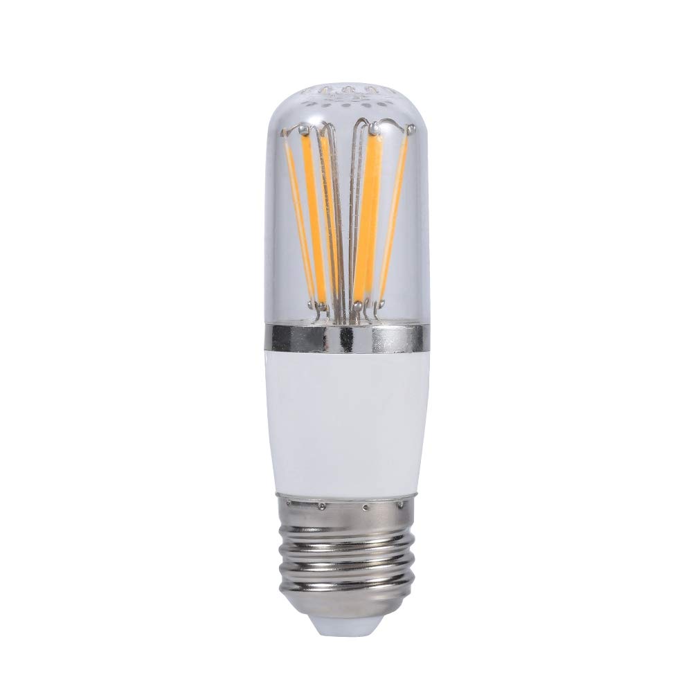 Led Filament Bulb, 12V Screw Socket E27 Led Energy Saving Bright Home Ceiling Pendant Chandelier Light Lamp Bulb Replacement Vintage Style(Warm White 6W)