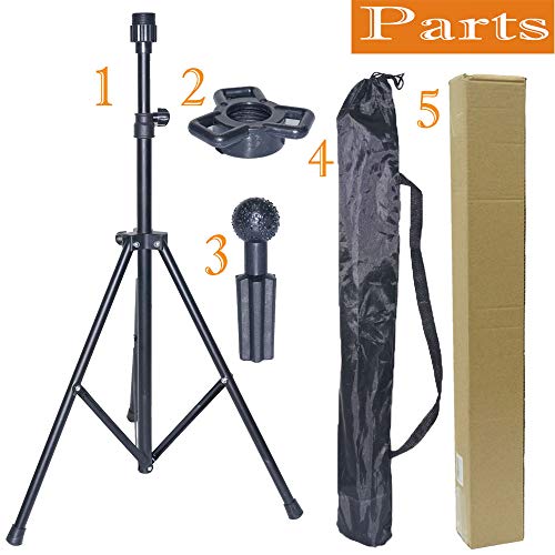 HOOMBOOM Mannequin Head Stand, Wig Stand Tripod - Mannequin Block Head Holder Metal Adjustable Tripod Stand Holder for Hair Salon Cosmetology Hairdressing Training Head with Carry Bag