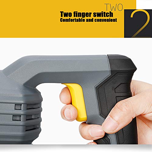 ASWT-Corded Verstellbarem Handgriff Säbelsäge Universalsäge, Variabel Beziehung 0-2800 SPM, Schnittbereich 0-300mm (grau… – Bild 5