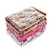 luciphia 1 Pack 3 Blankets Super Soft Fluffy Premium Fleece Pet Blanket Flannel Throw for Dog Puppy Cat Paw Small
