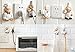H.YOUNG Pack of 2 Mobile Power Plug Hook Cook Fat Chef Wall Decor Organiser for Home, Kitchen, Garden, Garage Organizing