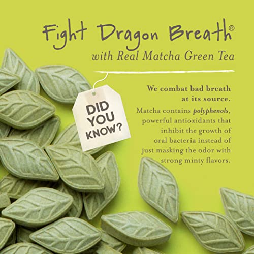 SEN CHA Naturals Green Tea Mints, SugarFree Breath Mints, Made With