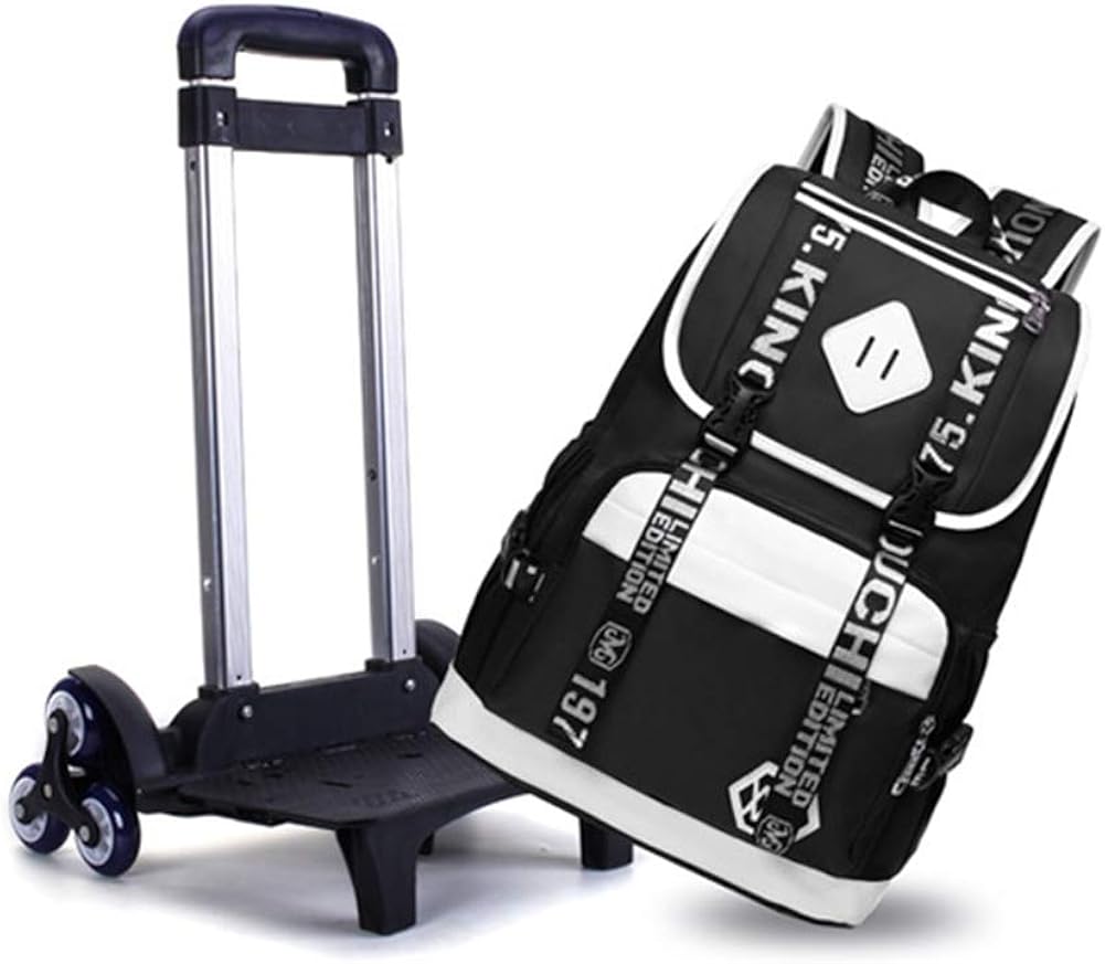 Girls Boys Trolley Bags Children's School Bags with Wheels