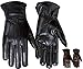 Ladies Warm Winter Gloves Dress Gloves Thermal Lining Geniune Leather Black (7)