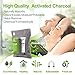 Air Purifying Bags 8 Pack (200g x 4,50g x 4) & 4 Hooks,Activated Bamboo Charcoal Purifer Odor Absorber,Natural Air Freshener Moisture Eliminator Deodorizer for Home,Car,Pets,Closet,Shoes,Gym Bag