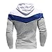 haoricu Mens Shirt, Autumn Winter Men Retro Long Sleeve Hoodie Hooded Sweatshirt Tops Jacket Coat Outwear (Gray, Medium)