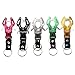 Ezyoutdoor 10 pcs Tiger Hook Lock Carabiner Clip Hiking Climbing Tool Keyring Keychain Ring, Hook Lock with Keyring Keychain Ring for Climb Clip