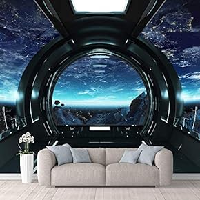 BRAND_NAMEWall Mural Views from The Spaceship Removable