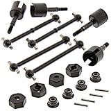 Kyosho 1/10 Dirt Hog RS DOGBONE Drive SHAFTS, AXLES, 12mm Wheel HEX HUBS & Nuts